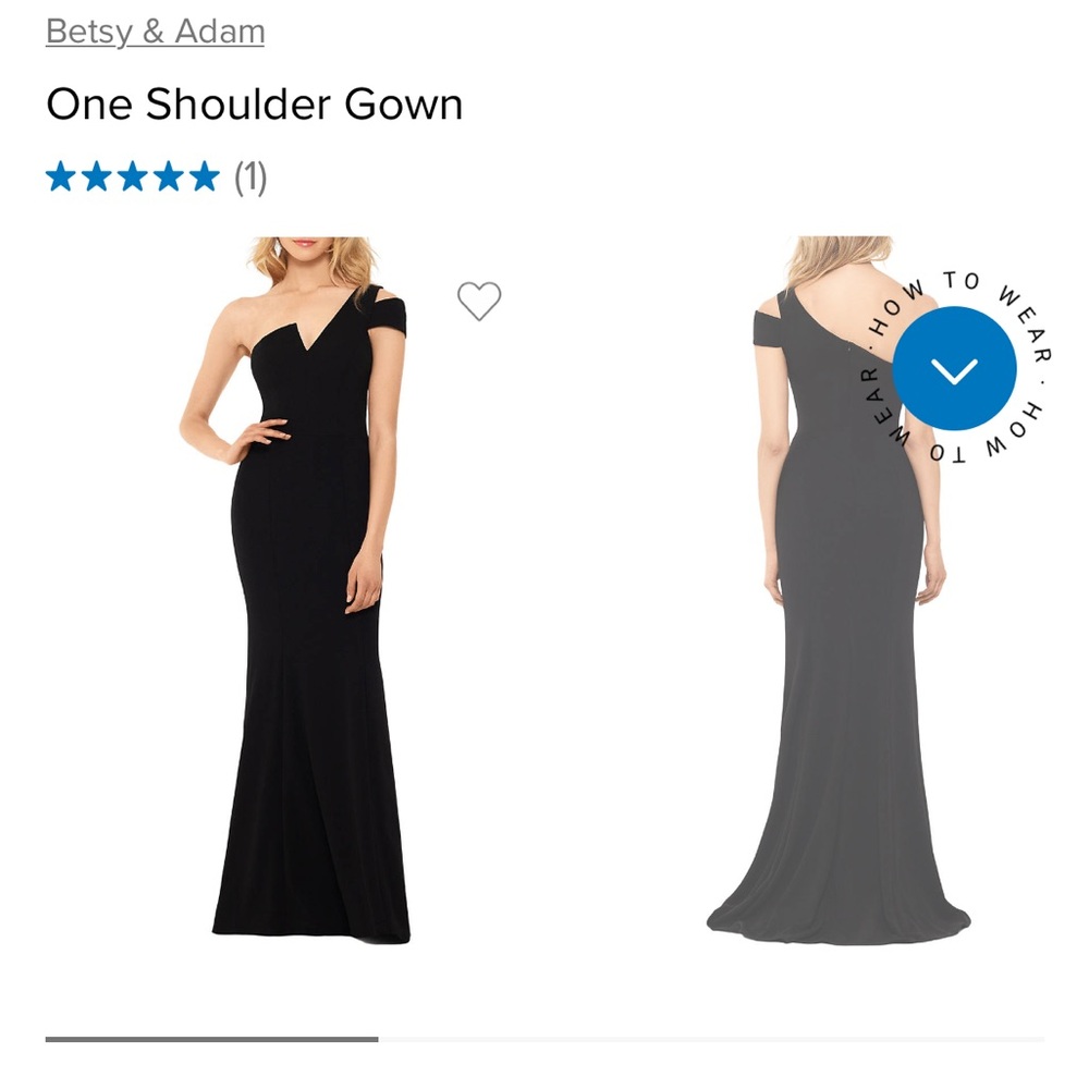 Black formal dress